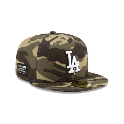 Sapca New Era Los Angeles Dodgers MLB Armed Forces Weekend 59FIFTY Fitted - Verzi